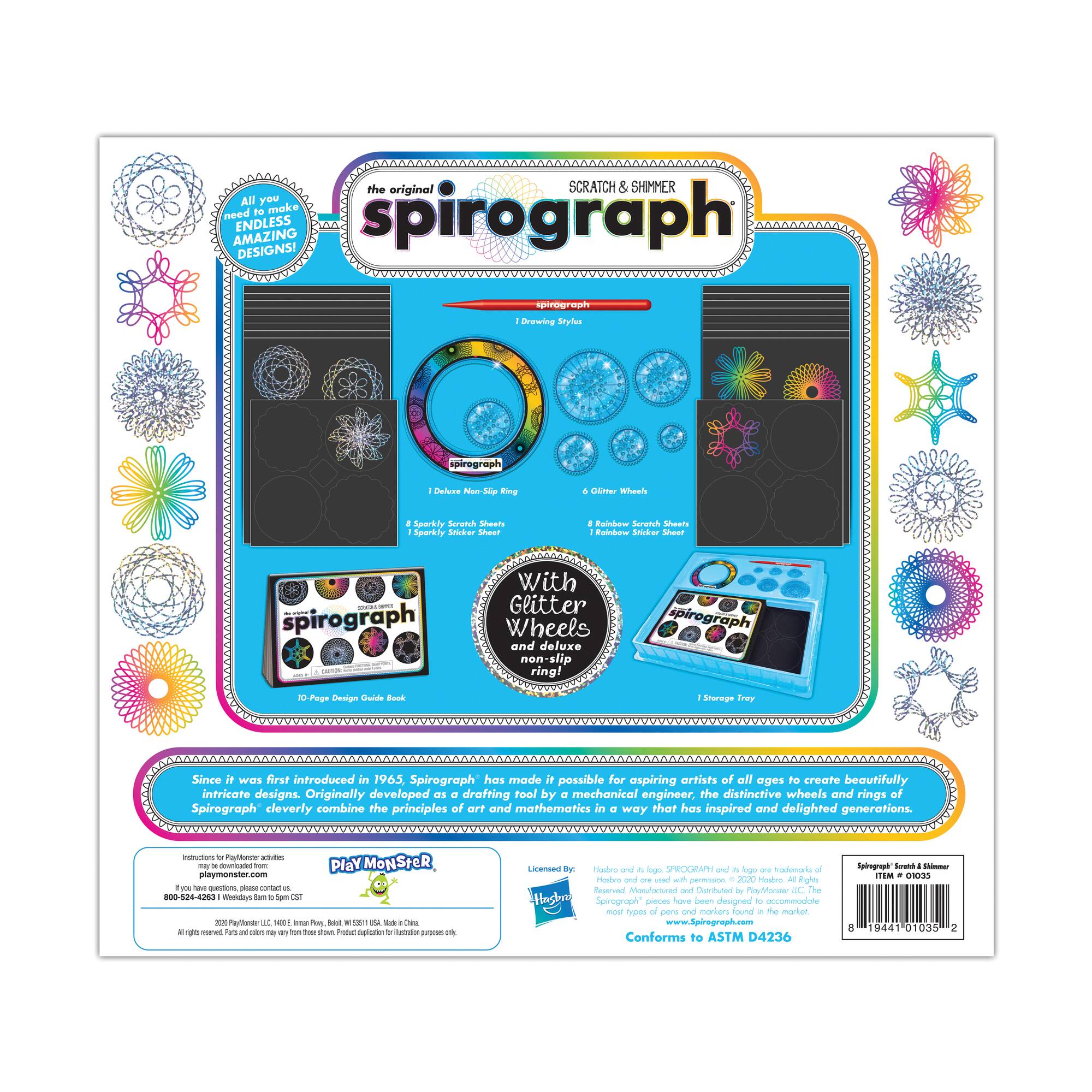 Spirograph Scratch & Shimmer
